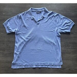 Vintage 90s‎ LEVIS Men's Polo. Short Sleeve. Periwinkle. Size XL